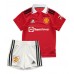 Cheap Manchester United Luke Shaw #23 Home Football Kit Children 2022-23 Short Sleeve (+ pants)